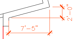 A rotated linear dimension