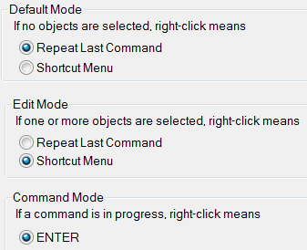 Mode selection