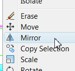 The right-click menu