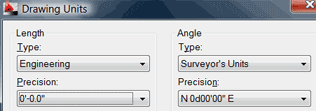 Drawing Units Dialog Box