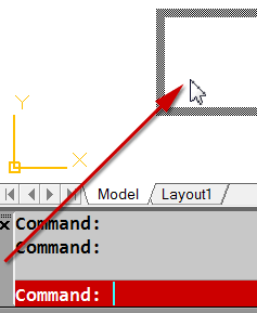 Float the command line