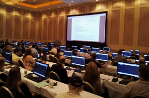 Michael presenting at Autodesk University 2011