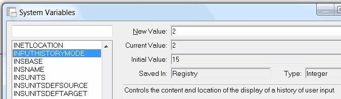 System variables