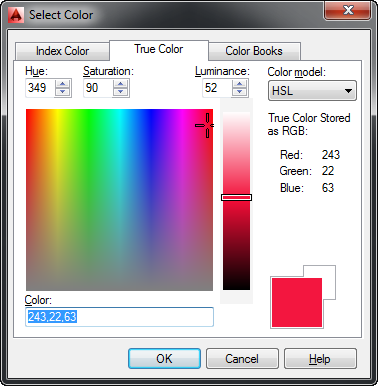 The color picker