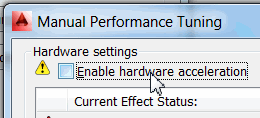 Manual Performance Tuning