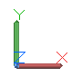 2D Wireframe UCS icon