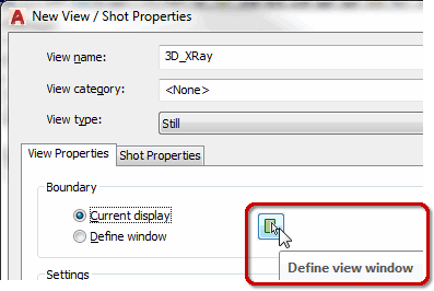 Define View Window