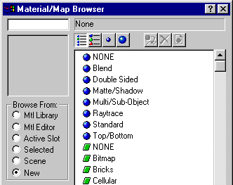 Material/Map Browser